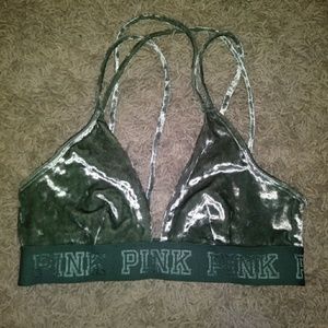 Victoria's Secret Pink Velvet Bralette